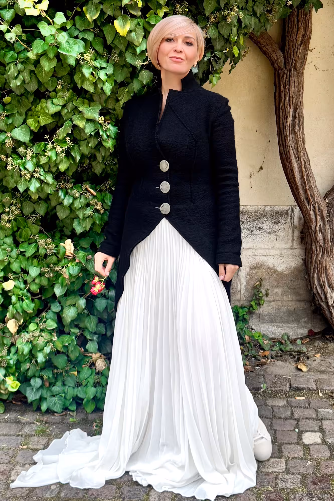 Alla russian bride's attire