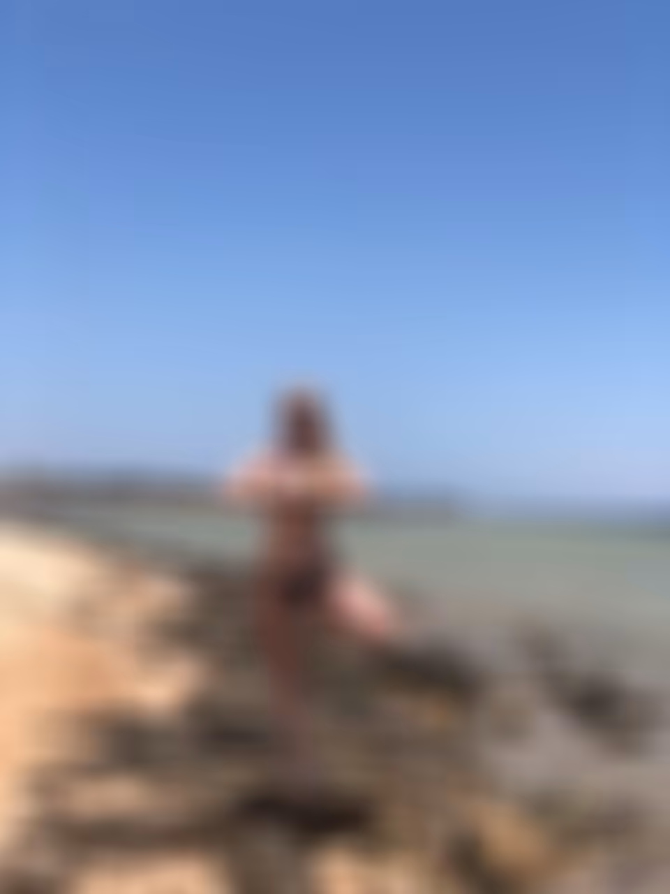 Alina  russian women on the beach